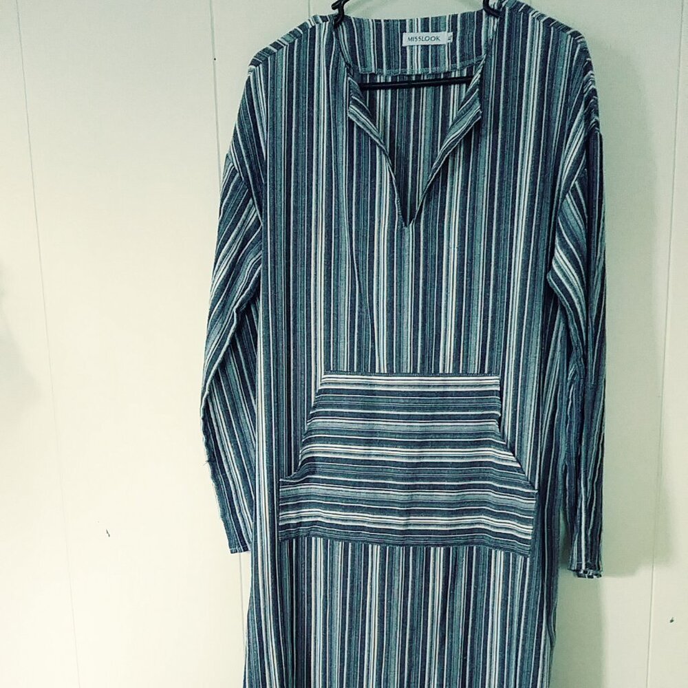XL Very Long Beach Cover Up With Slits on Sides